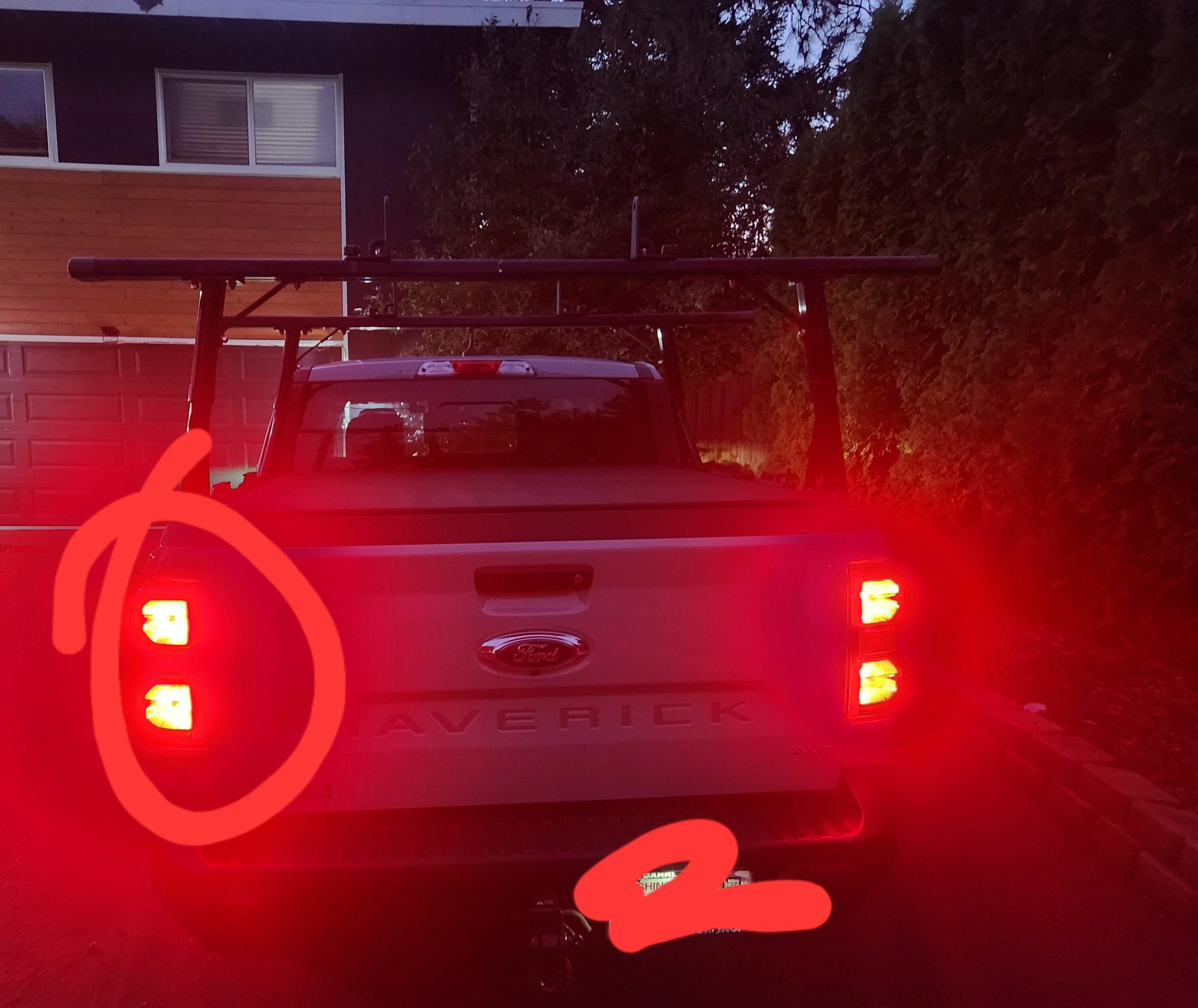 Ford Maverick Drivers rear running lights not working.... 20231115_170018