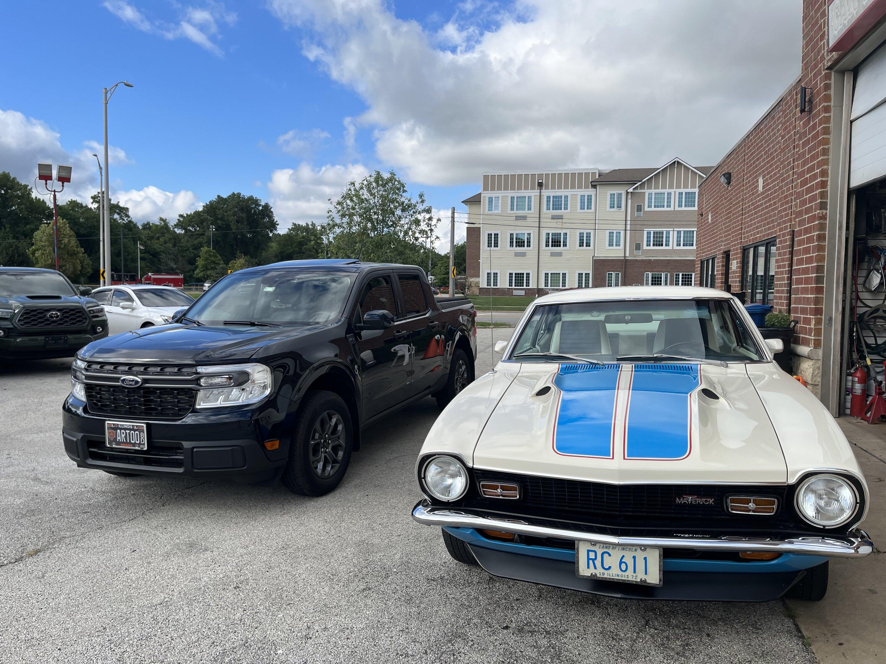 Ford Maverick Mavericks parking by Mavericks. IMG_0347