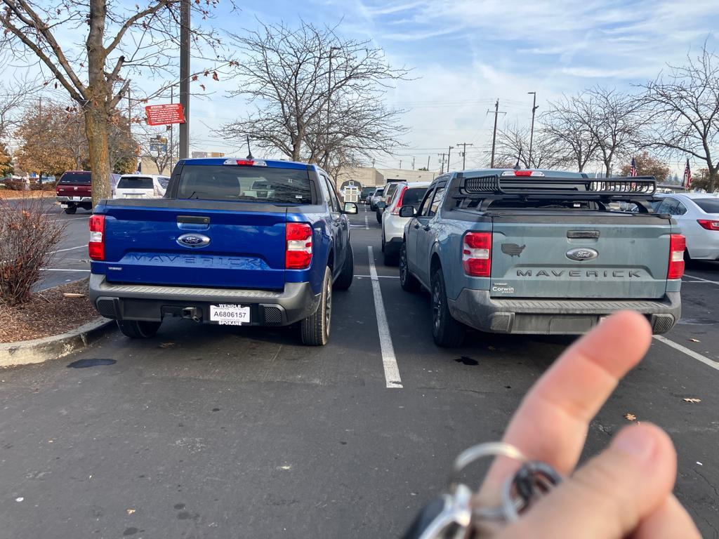 Ford Maverick Mavericks parking by Mavericks. 1700113534506