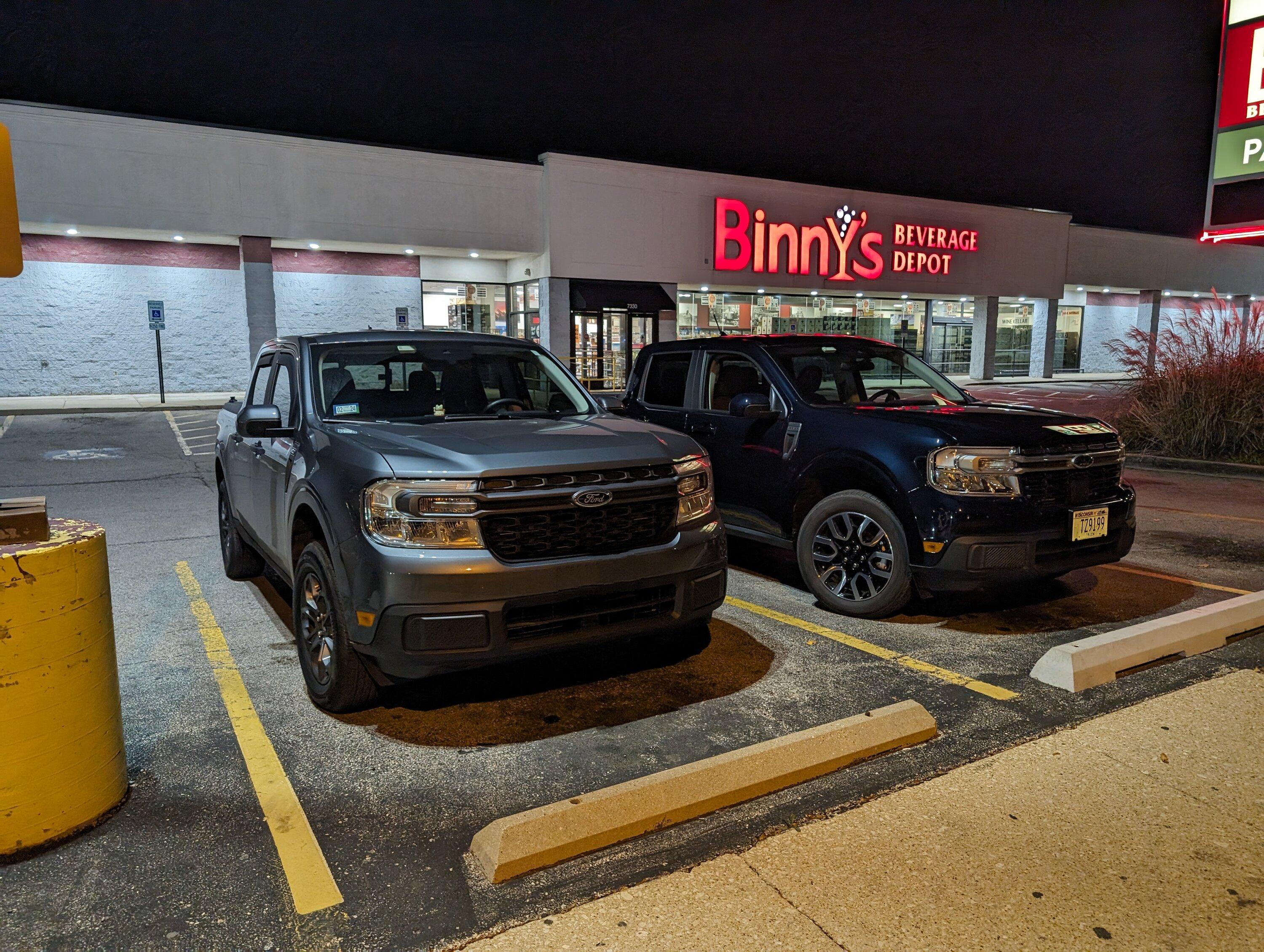 Ford Maverick Mavericks parking by Mavericks. PXL_20231106_005715290~2