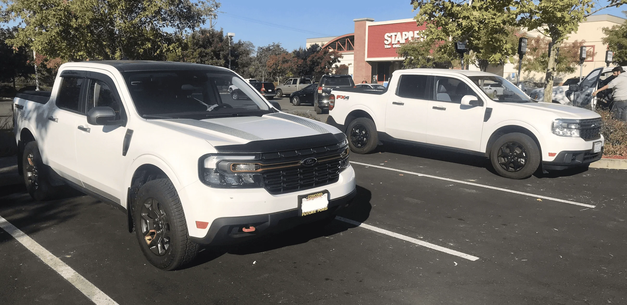 Ford Maverick Old VS New (Area 51 VS Azure Gray) 1700244366708