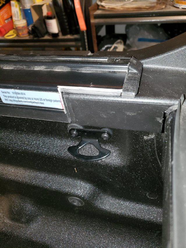 Ford Maverick Who has an Amazon tri-fold hard bed cover TS Rail cut 2