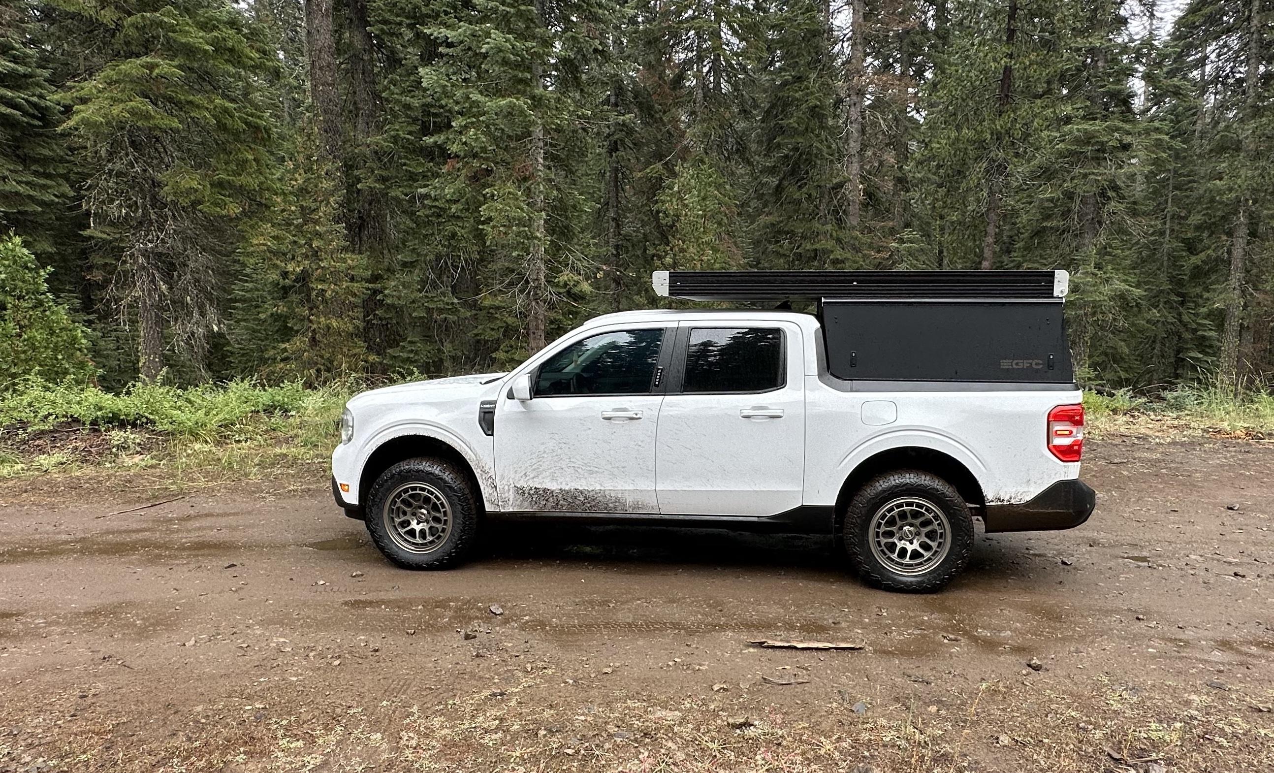 Ford Maverick ElectricSheep's '22 Lariat Maverick Rig. 2" Lift, GFC Wheels-Tires Awning. (Update Lights) PLUMAS