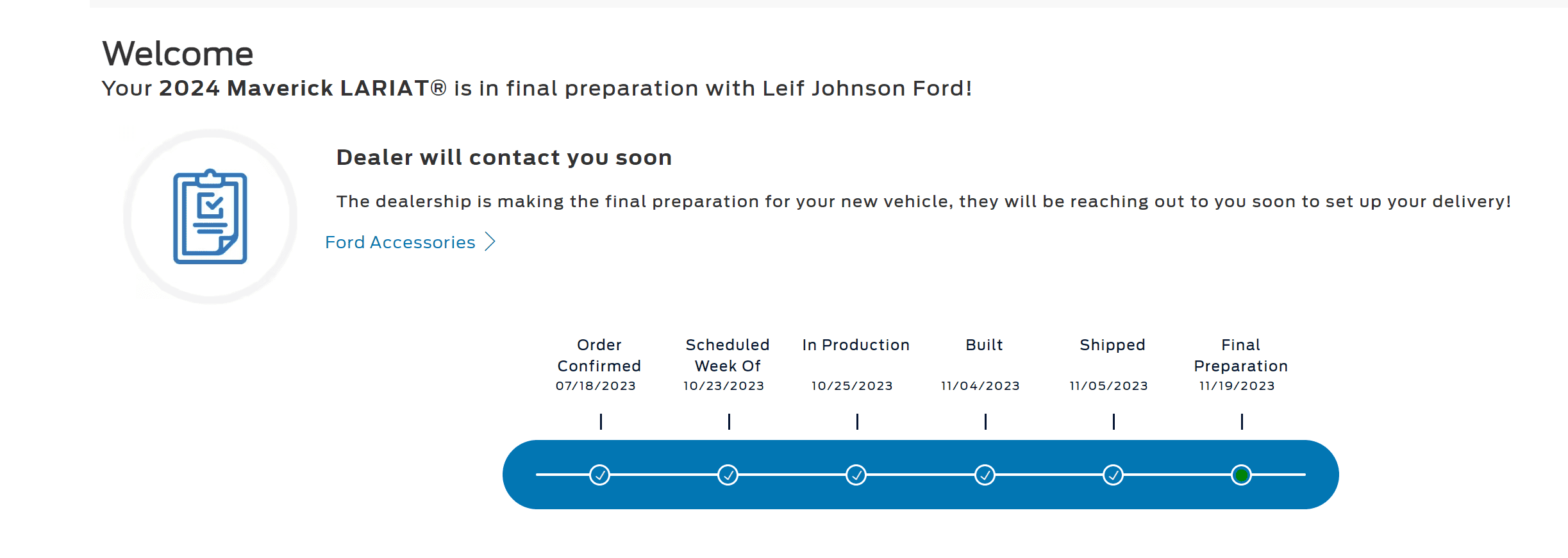 Ford Maverick 2024 Maverick deliveries who will be first on this site? 1700411735701
