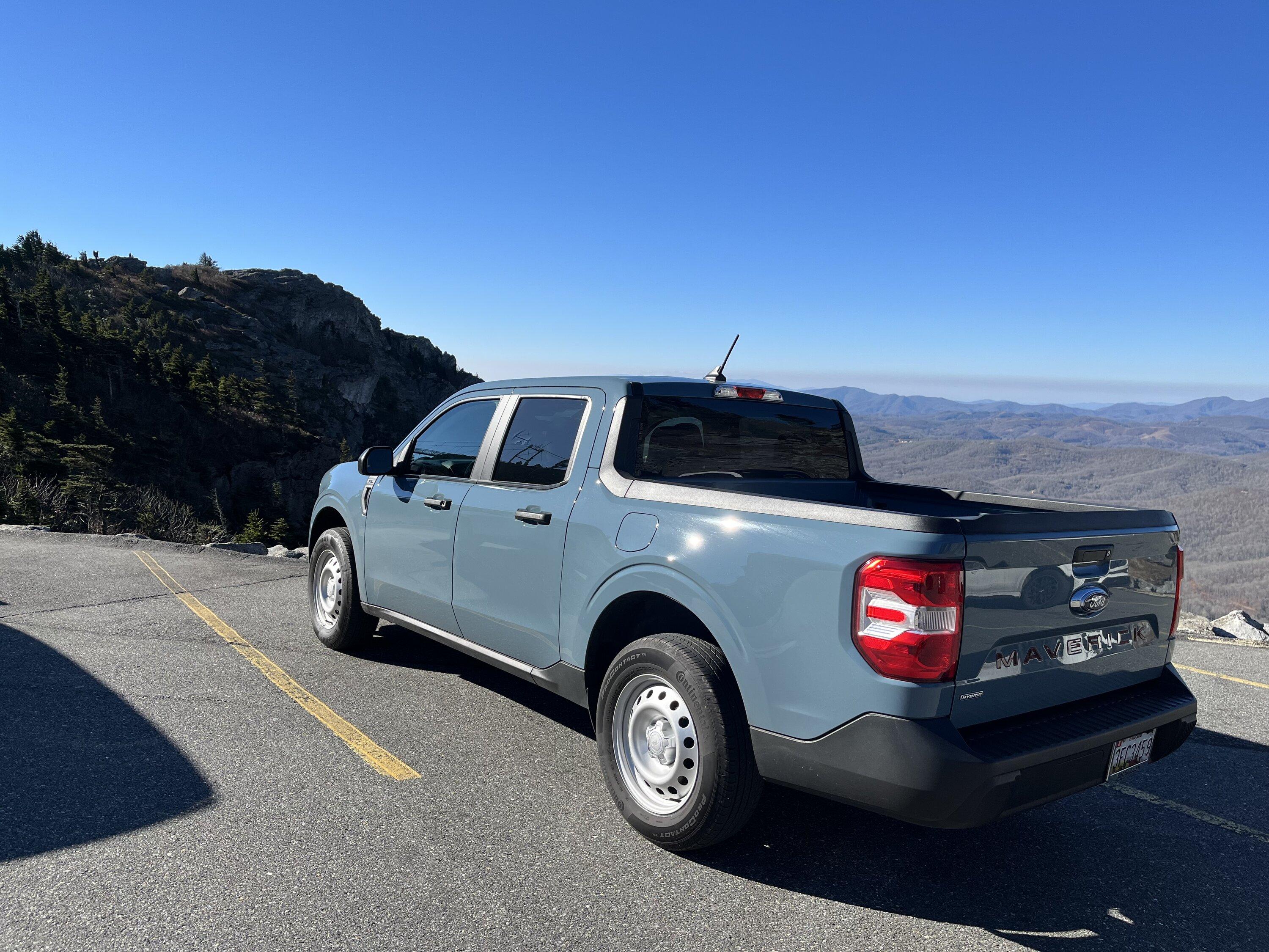 Ford Maverick XL hybrid at GrandFather Mountain NC IMG_1280