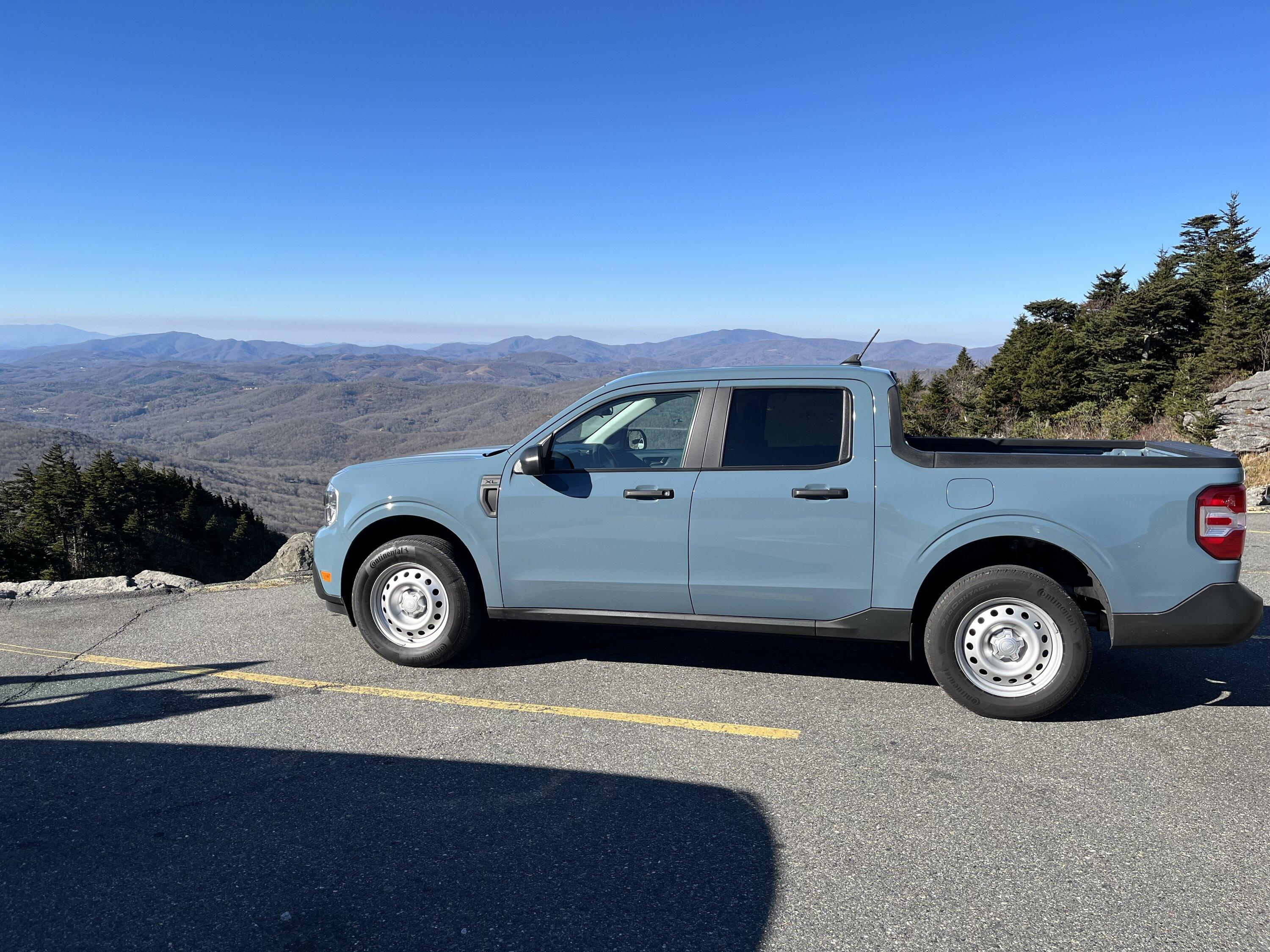 Ford Maverick XL hybrid at GrandFather Mountain NC IMG_1279