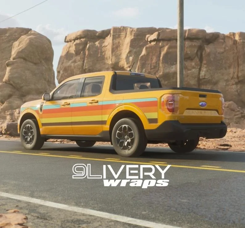 Ford Maverick Has anyone installed some great Ford or aftermarket hood decals/graphics? Graphics 01