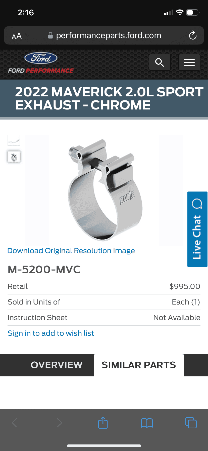 Ford Maverick Ford Performance Sport Exhaust released for 2.0L EcoBoost Maverick IMG_5106