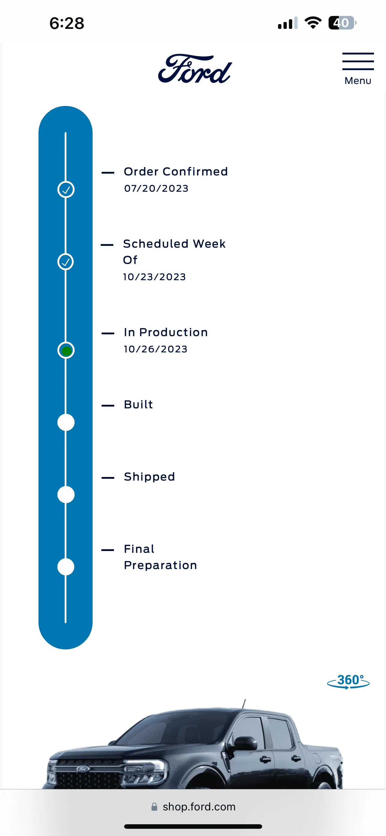 Ford Maverick Latest 2024 Maverick Production Key Commodity Constraints + Total Retail Unscheduled Orders (11/20/23) IMG_5088