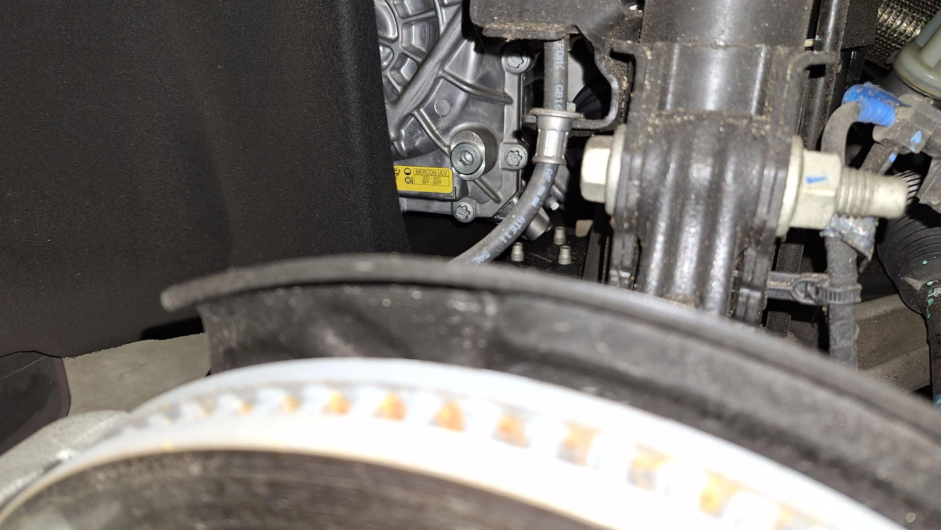 Ford Maverick Hybrid Transmission Drain and Fill @ 61K Miles 20231116_222436
