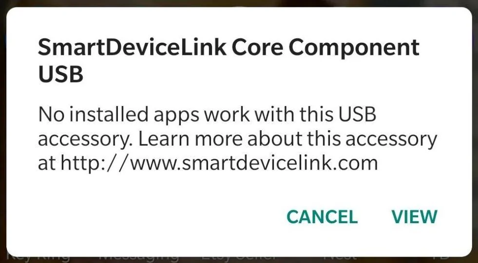 Ford Maverick Phone not connecting to USB hub Maverick Phone Error