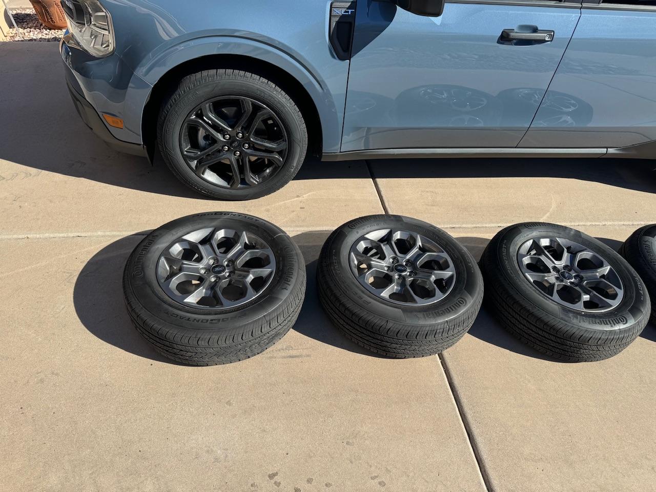 Ford Maverick 2024 Hybrid XLT lowered on 19" Edge rims IMG_4425