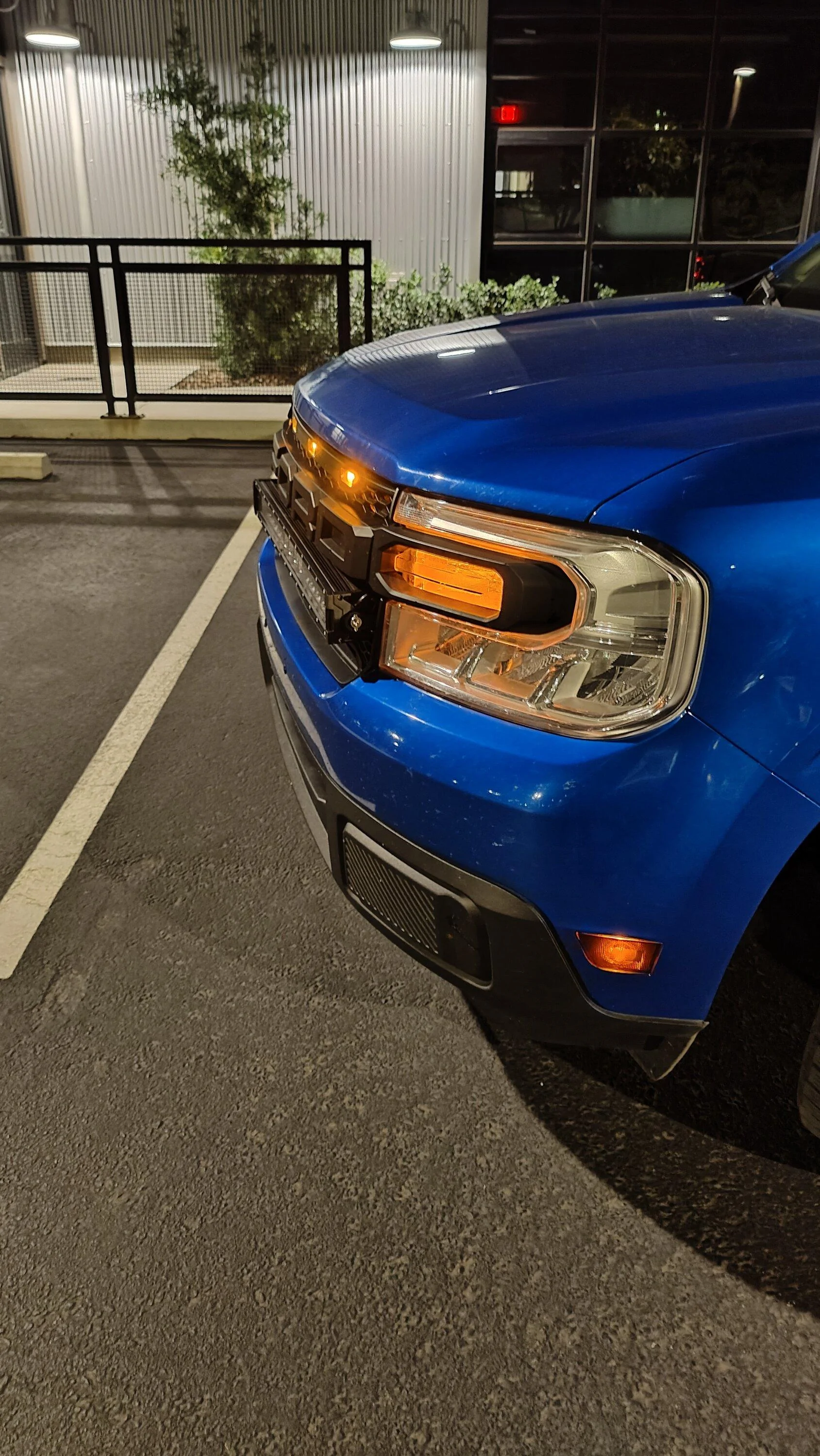 Ford Maverick Full Size Light Bar in Grille IMG20231122020253