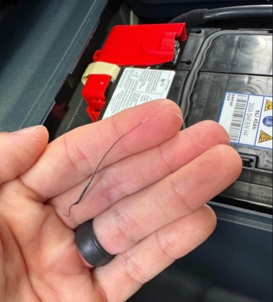 Ford Maverick Maverick Hybrid - Excess Plastic on 12v Battery - Safe To Remove? IMG_1198