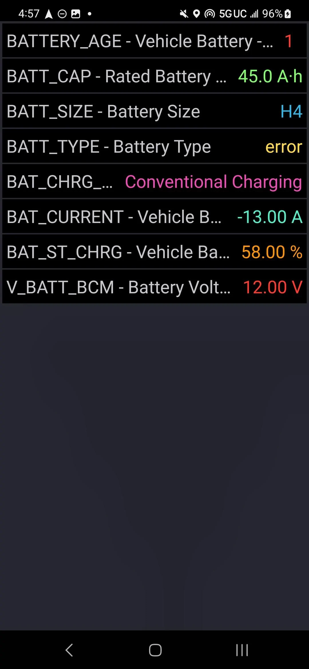 Ford Maverick Dead Hybrid Log Book Screenshot_20231128_045707_FORScan Lit