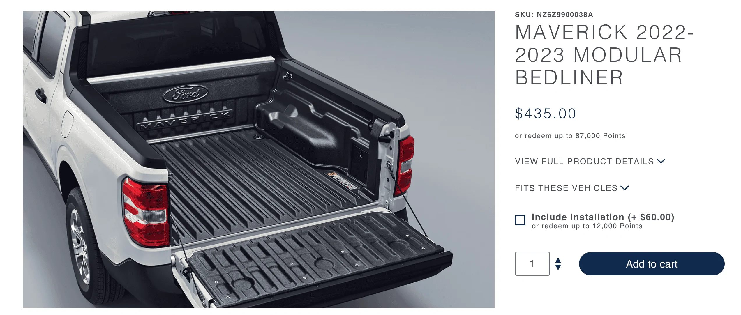 Ford Maverick Ford Modular Bedliner compatible with the XL? Screenshot 2023-11-30 at 11.59.49 PM