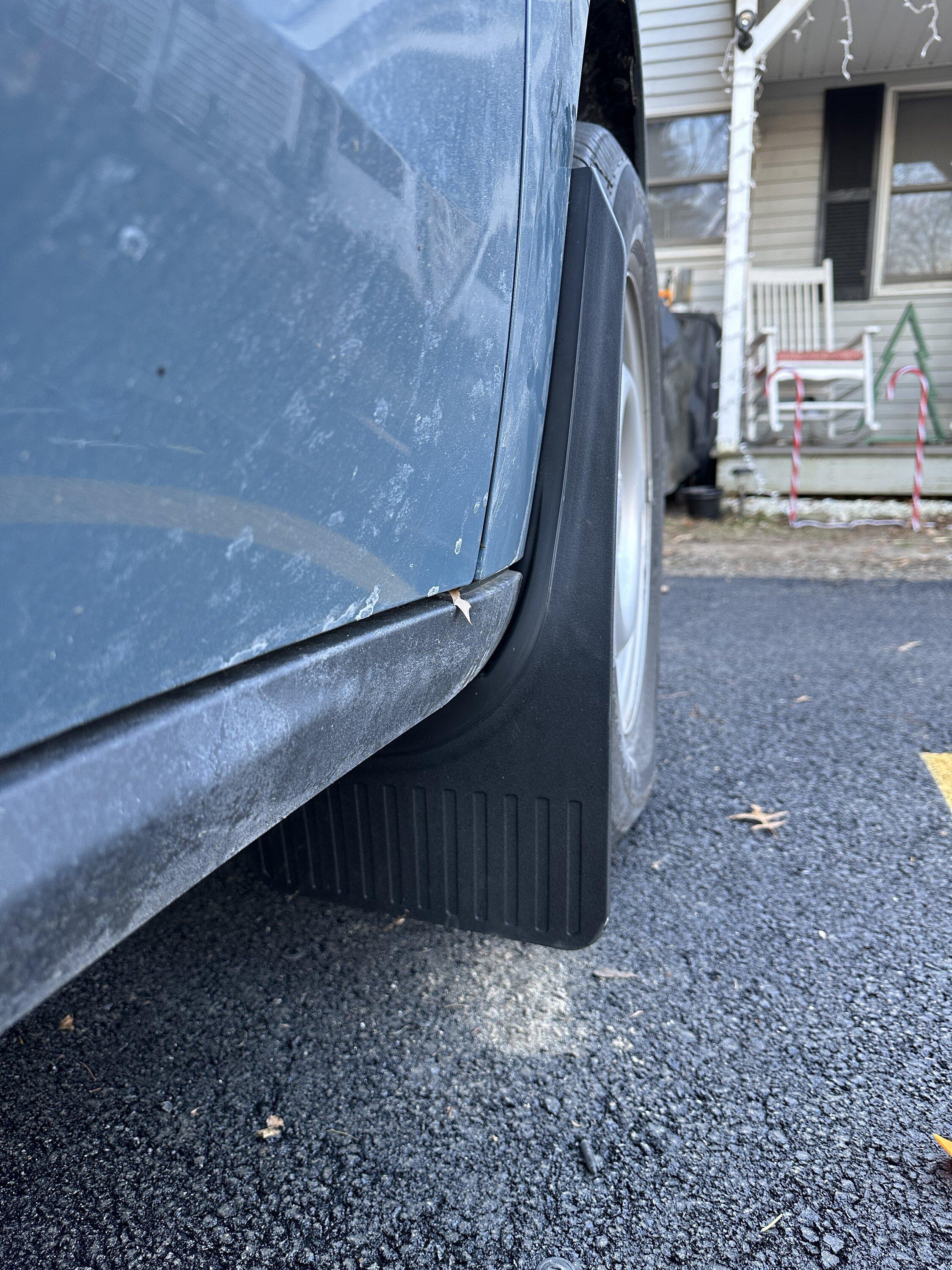 Ford Maverick Added on Mud flaps finally IMG_2401