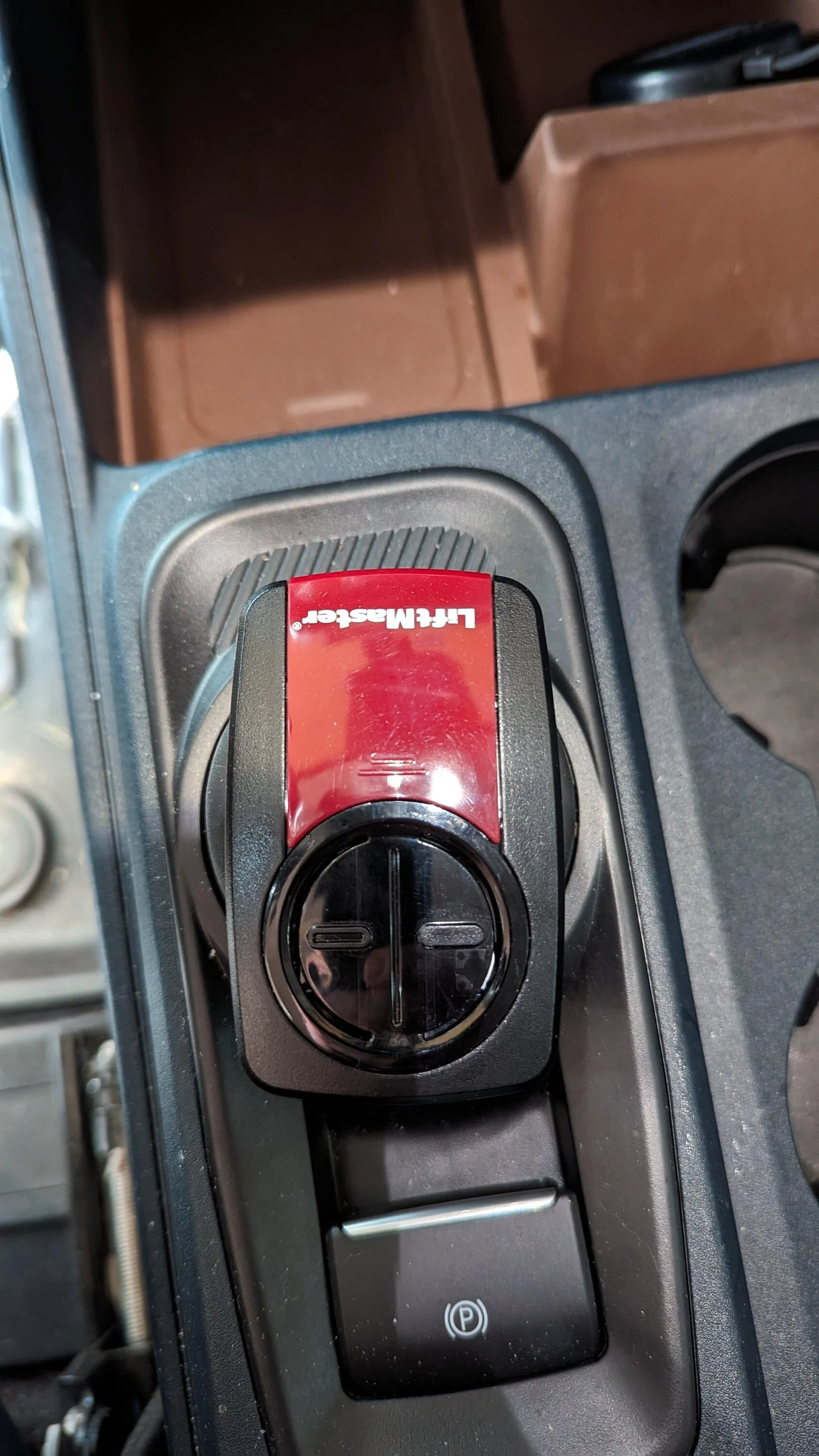 Ford Maverick Where do you put your garage door opener? 1000000707