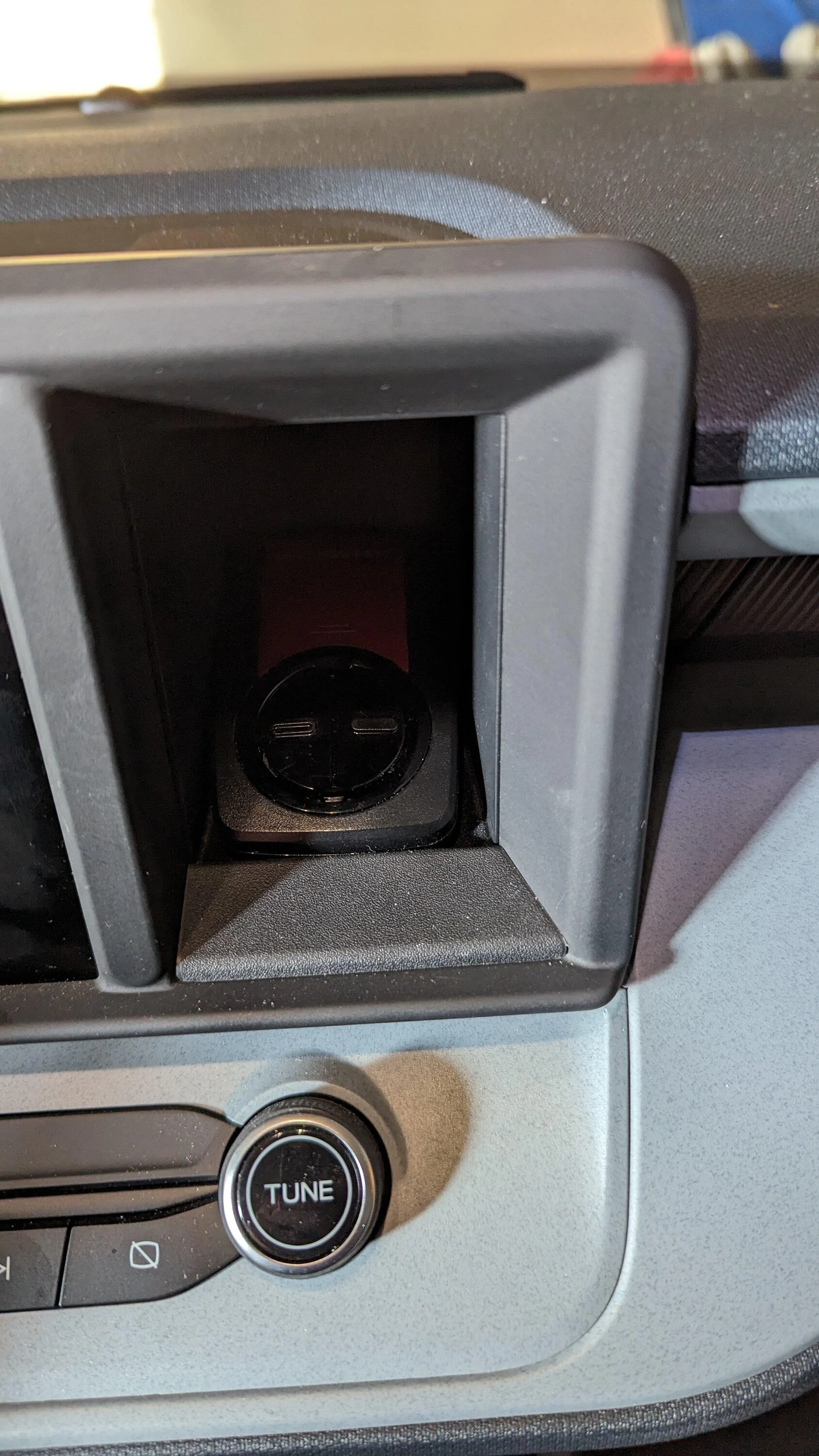 Ford Maverick Where do you put your garage door opener? 1000000708