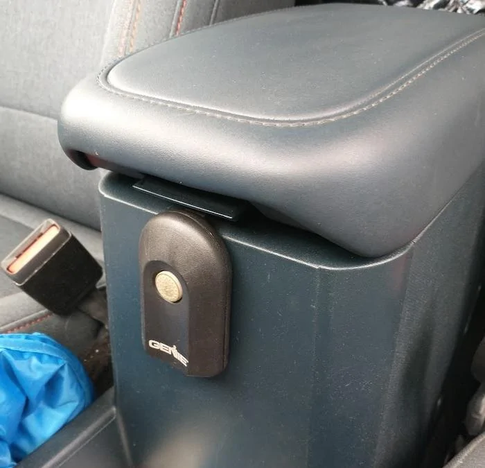 Ford Maverick Where do you put your garage door opener? Junk