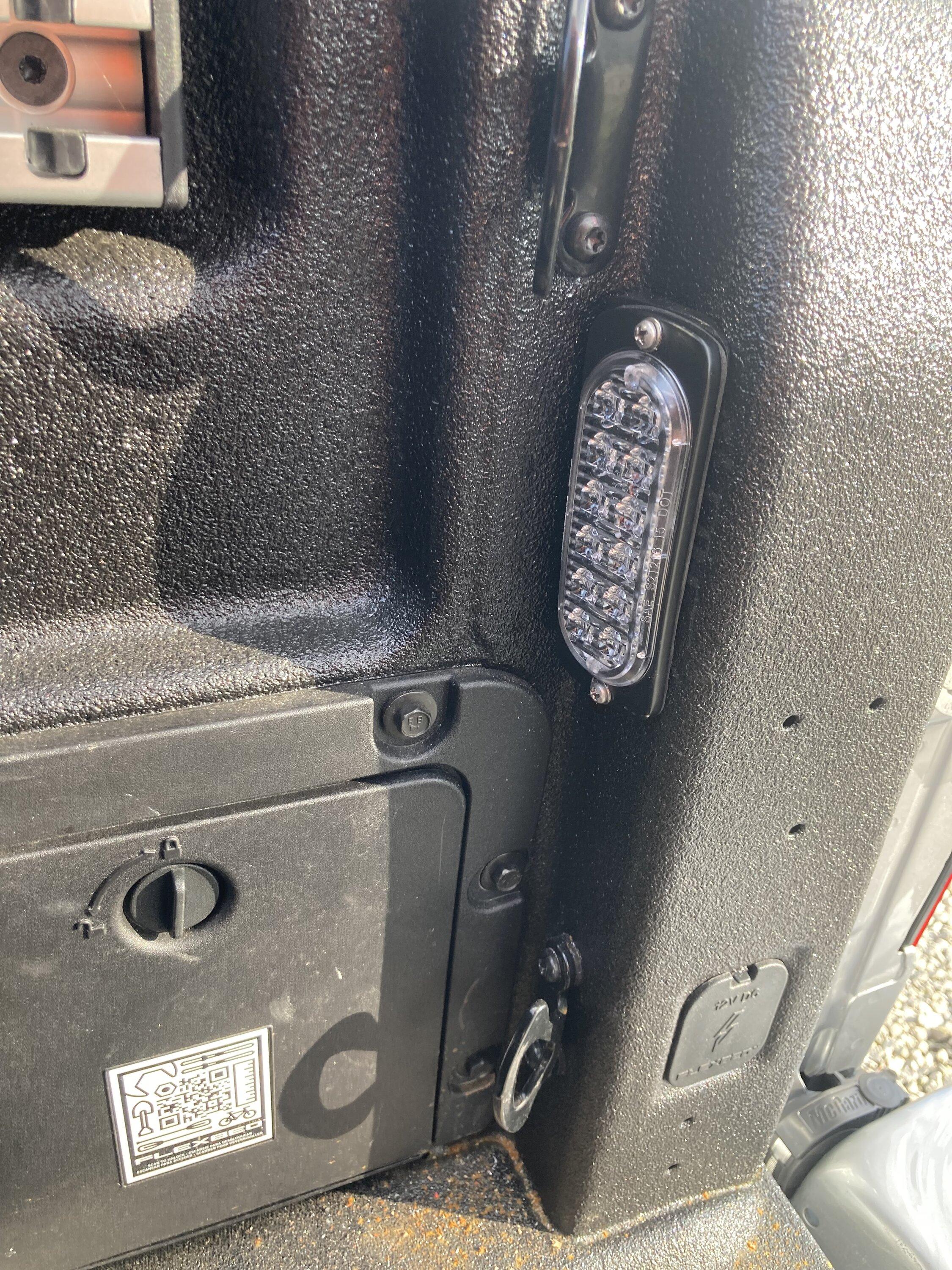 Ford Maverick Truck bed light install IMG_8725