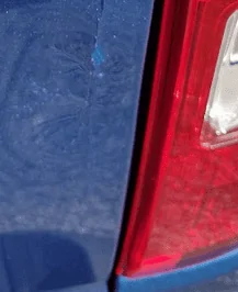 Ford Maverick oh no I bumped my Maverick ding