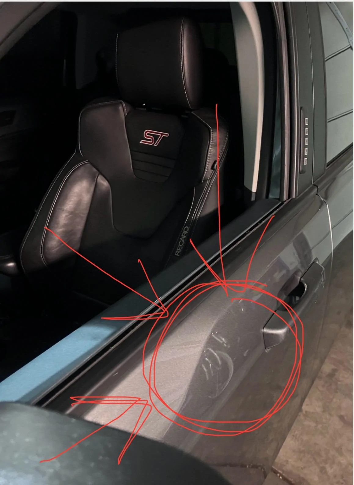 Ford Maverick Focus ST Seats installed in my “ST” Maverick IMG_1069