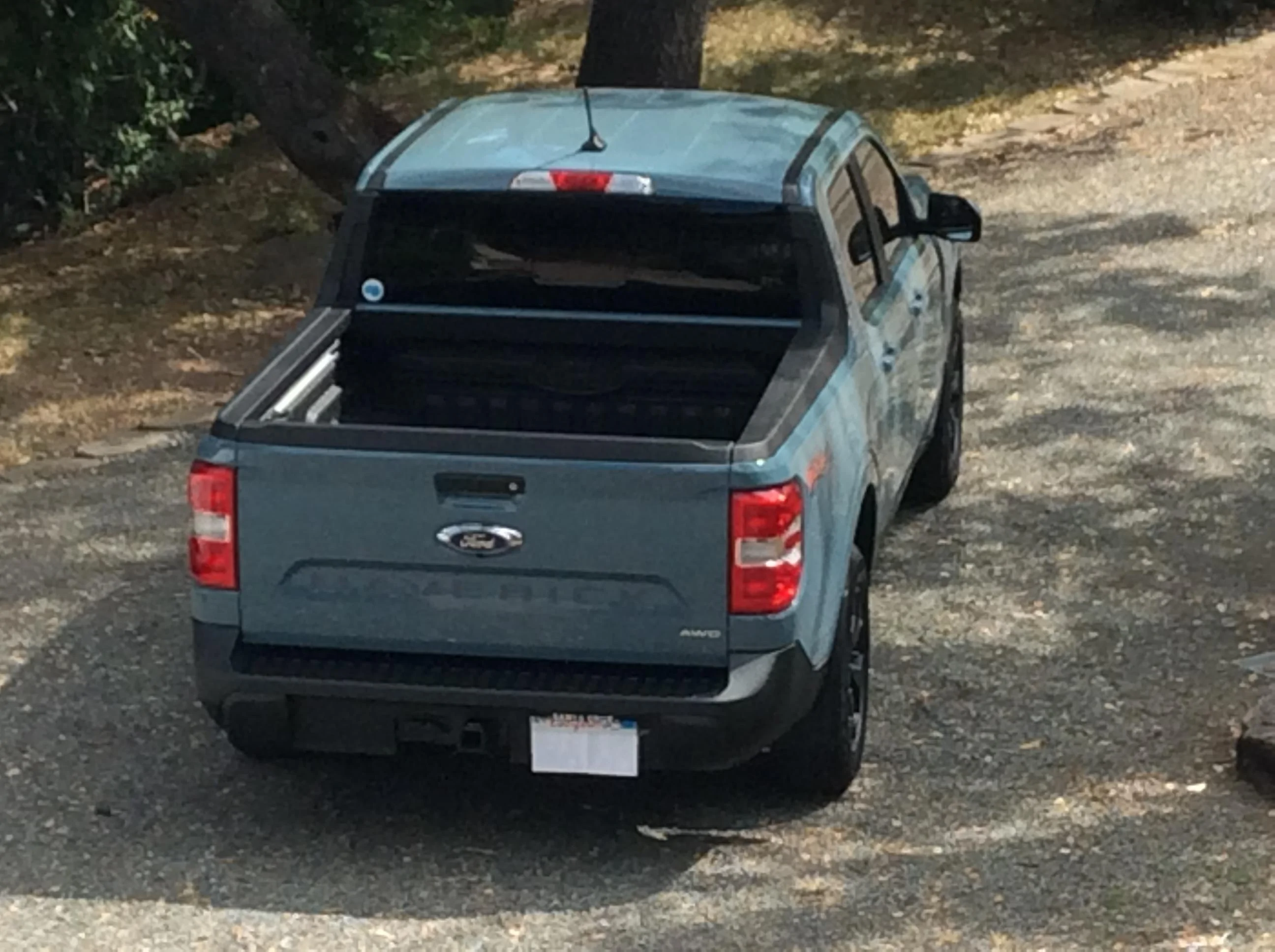 Ford Maverick What color tailgate lettering for Azure Gray Metallic Maverick? C9101827-AB33-44B5-A167-4132BC71B15F