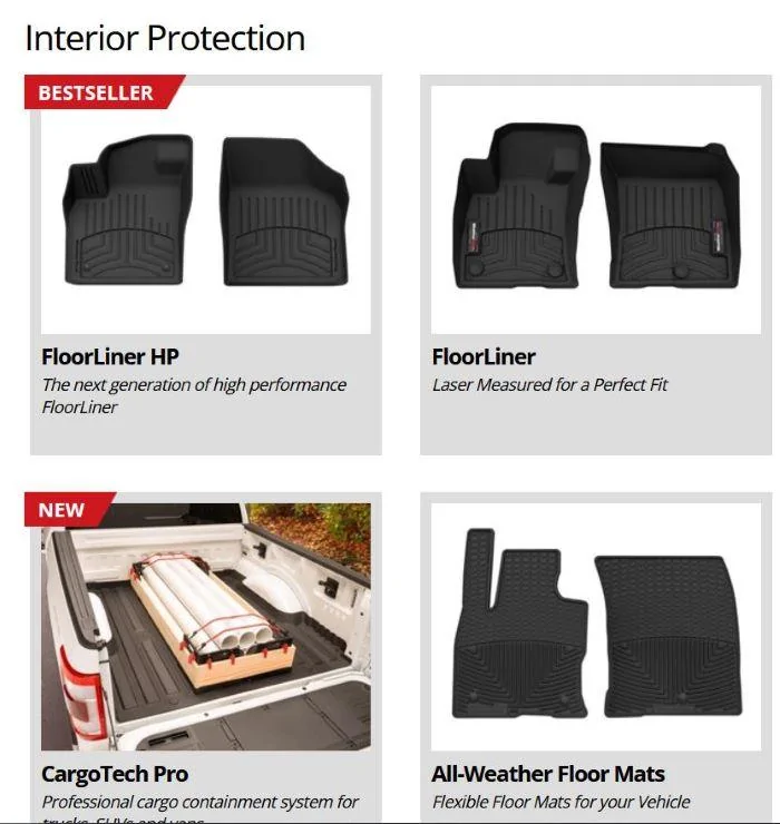 Ford Maverick 2023 vs 2024 Floor Mats WT liners and mats