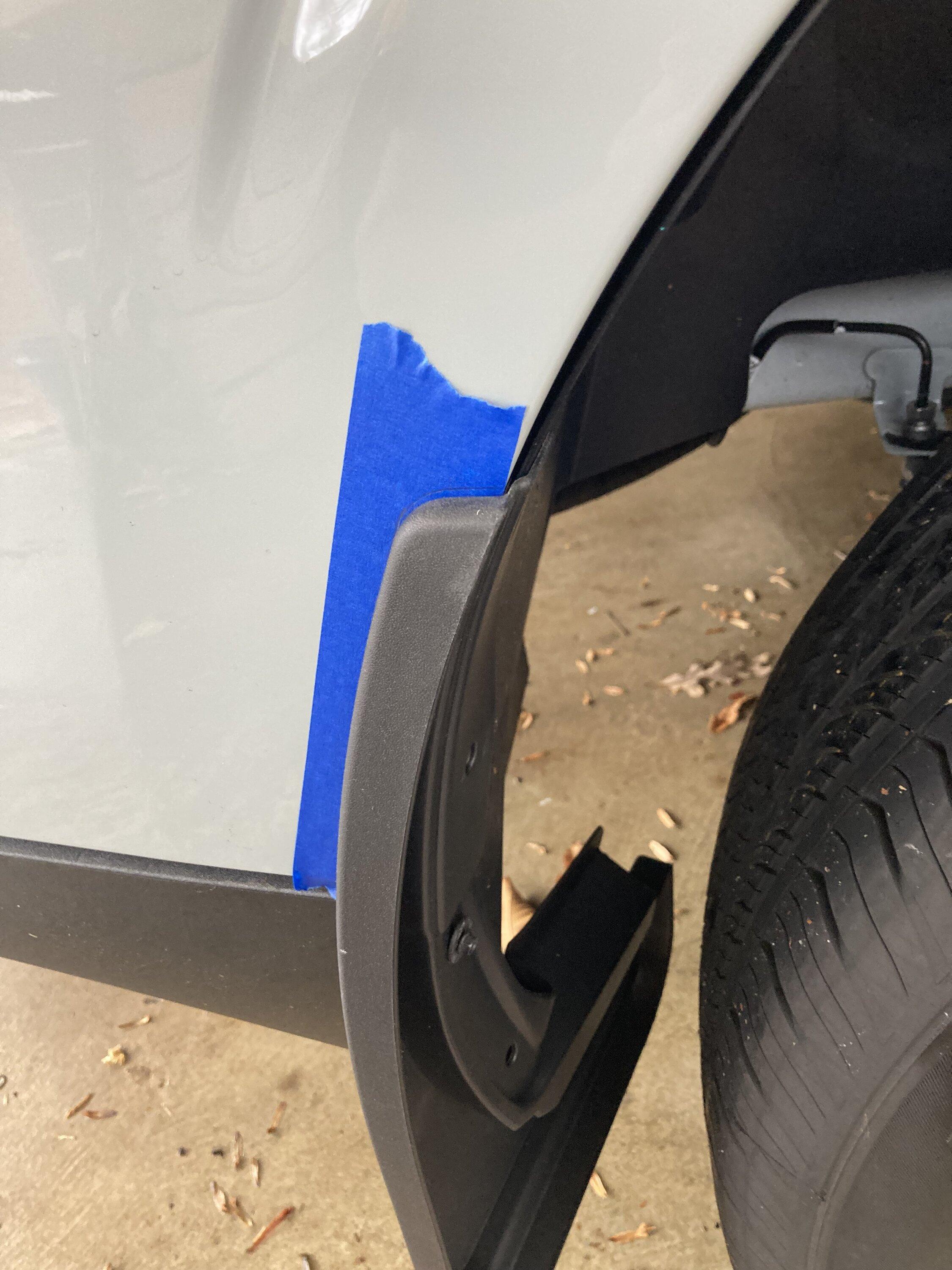 Ford Maverick Muslogy Mud Flap PPF Install DIY how-to instructions IMG_2226