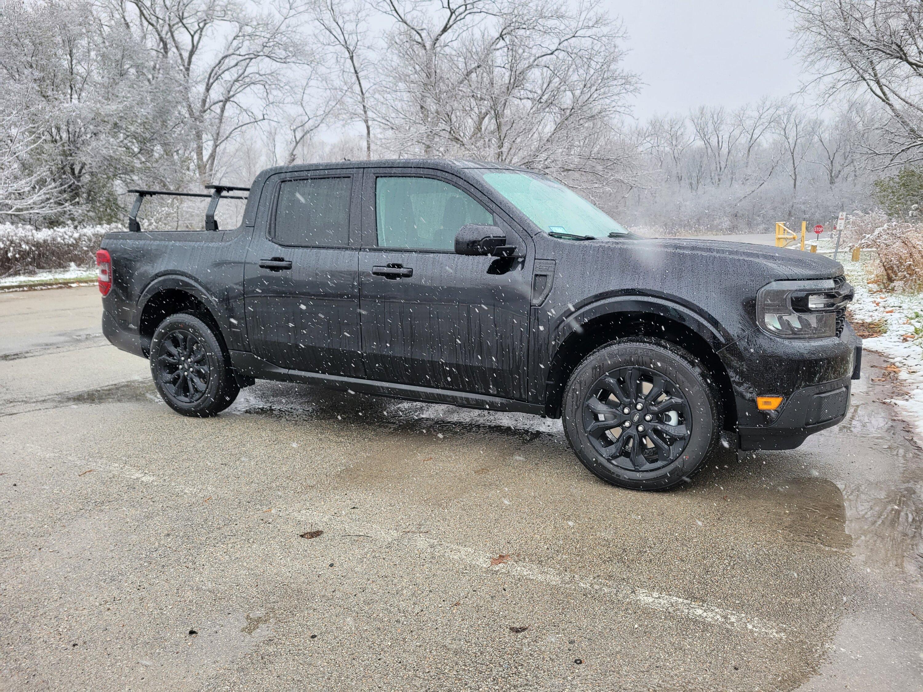 Ford Maverick Thoughts on Shadow Black XLT with Black Appearance pkg? 20231126_114627