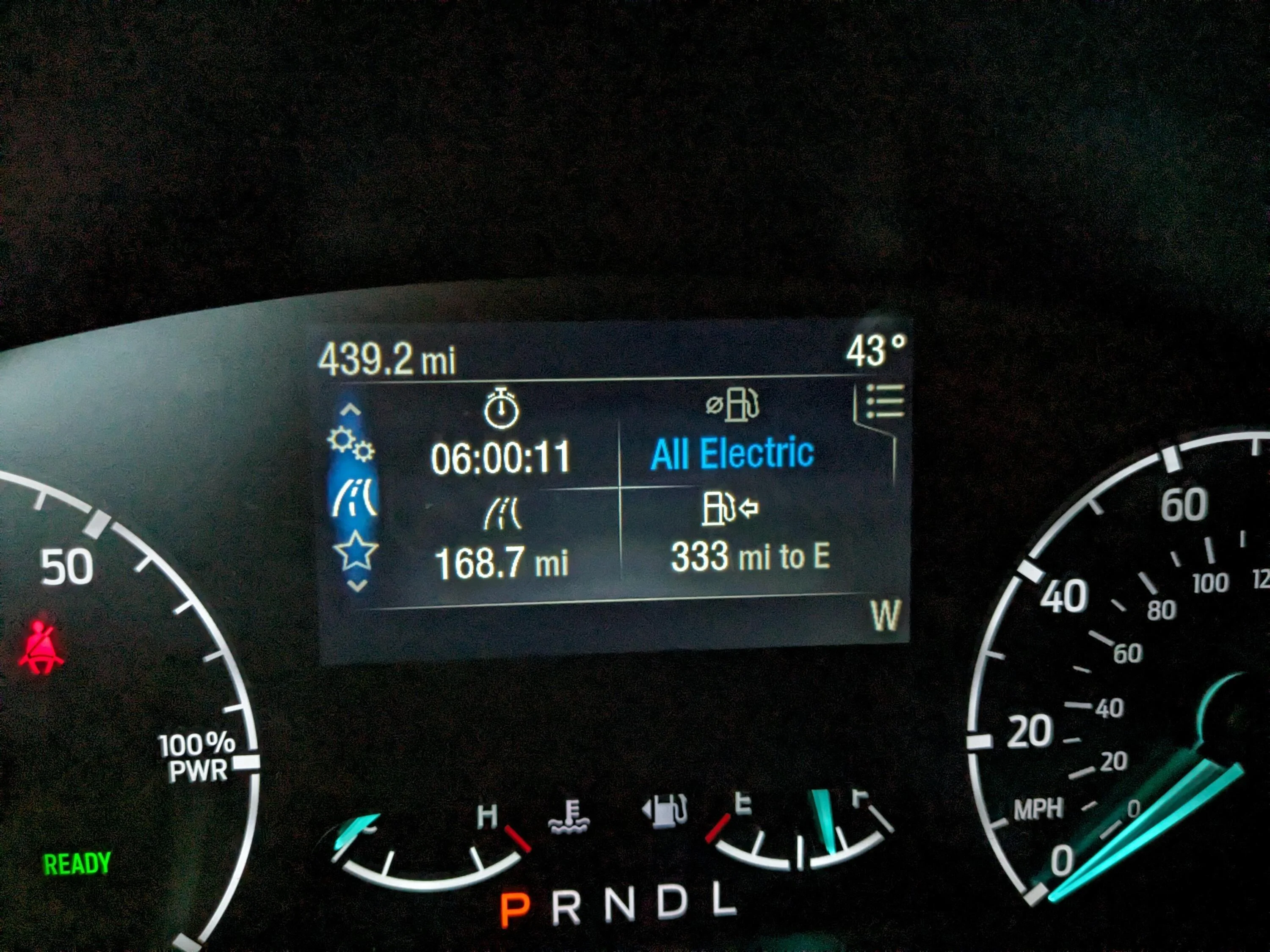 Ford Maverick Hybrid screen WQENxvH