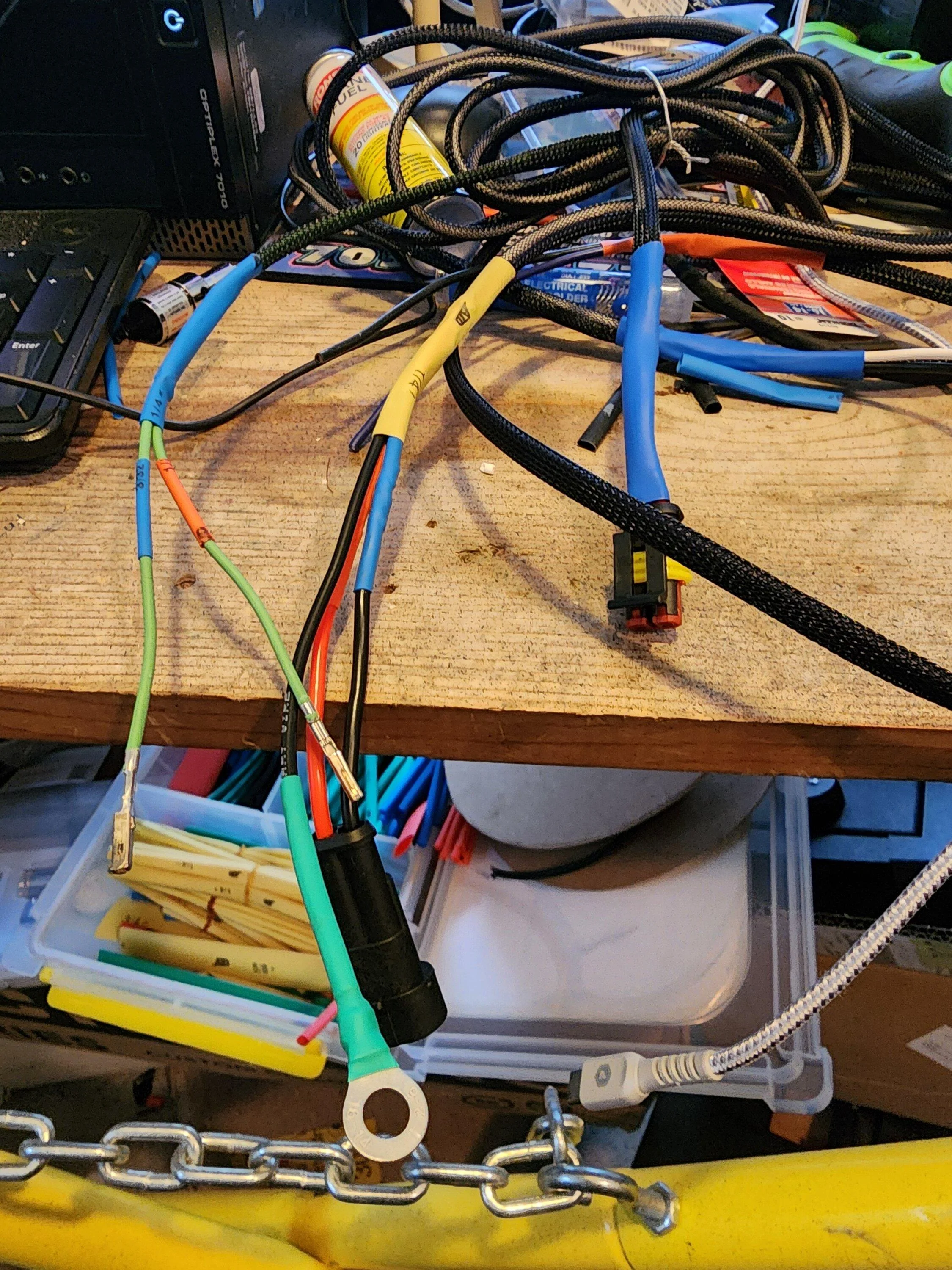Ford Maverick F-150 Fog Lamp Switch and Wire Harness Installed in Maverick - DIY 20231210_144007