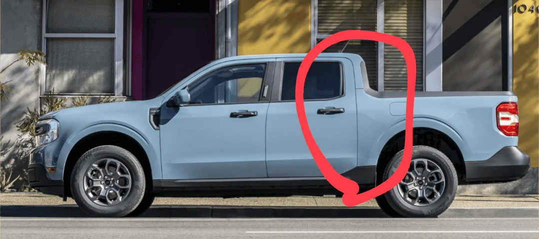 Ford Maverick Tonneau cover leaking 1000003167