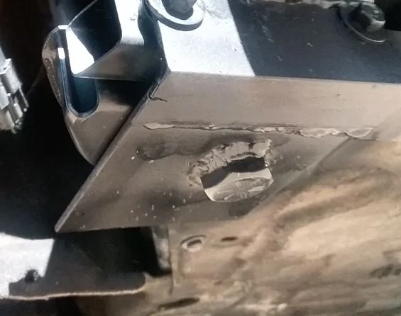 Ford Maverick Mounting winch bumper on a Maverick 1 inch bolt