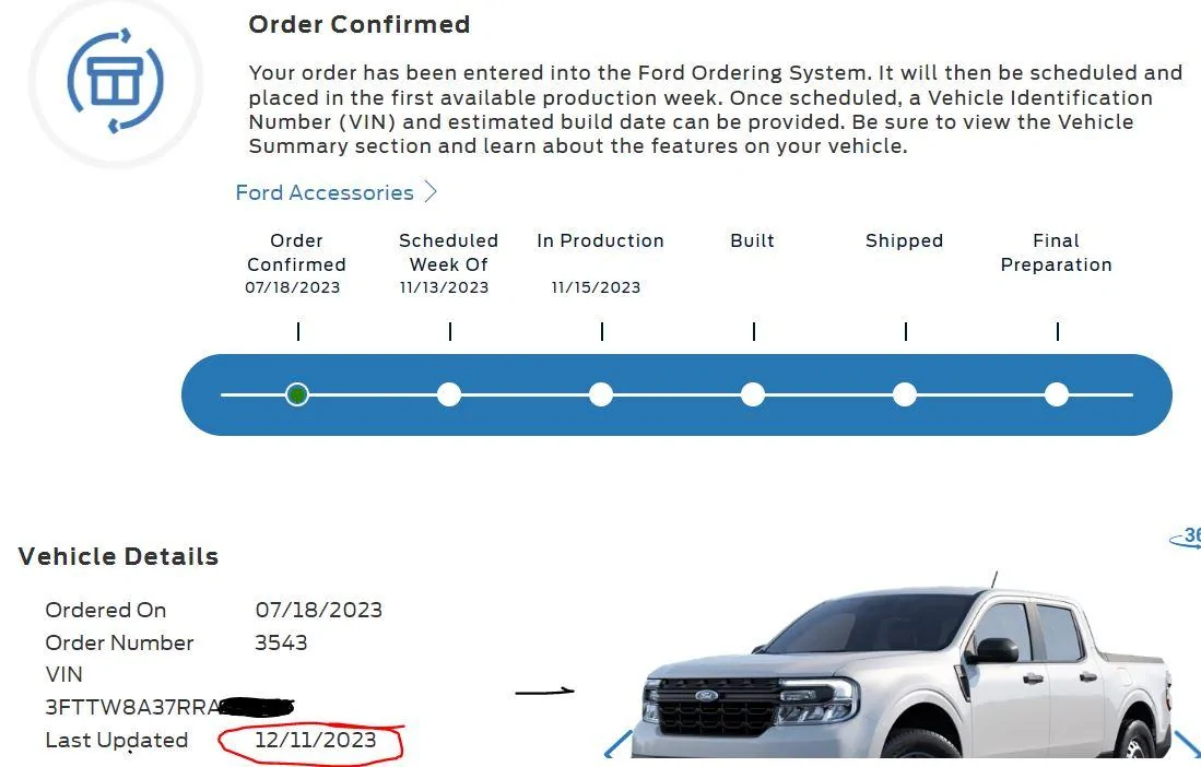 Ford Maverick Anyone here with a 11/13 build week or later had their production delayed? Captur