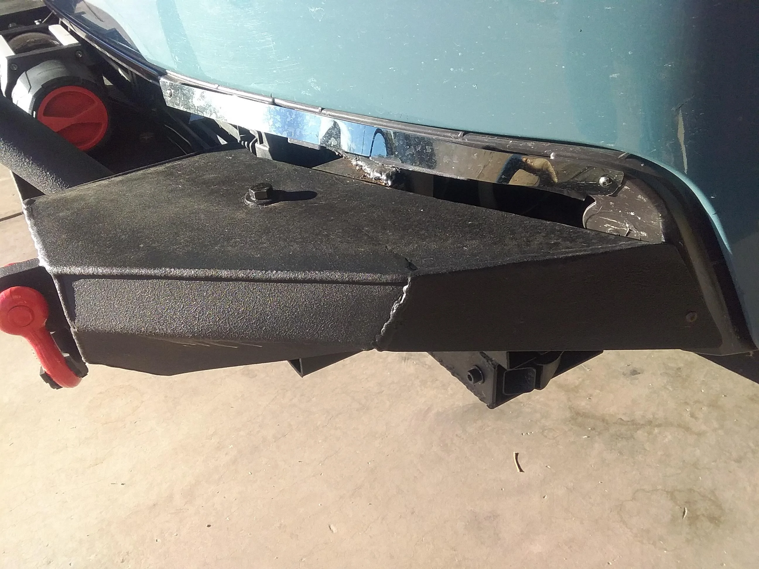 Ford Maverick Mounting winch bumper on a Maverick 20231212_090017