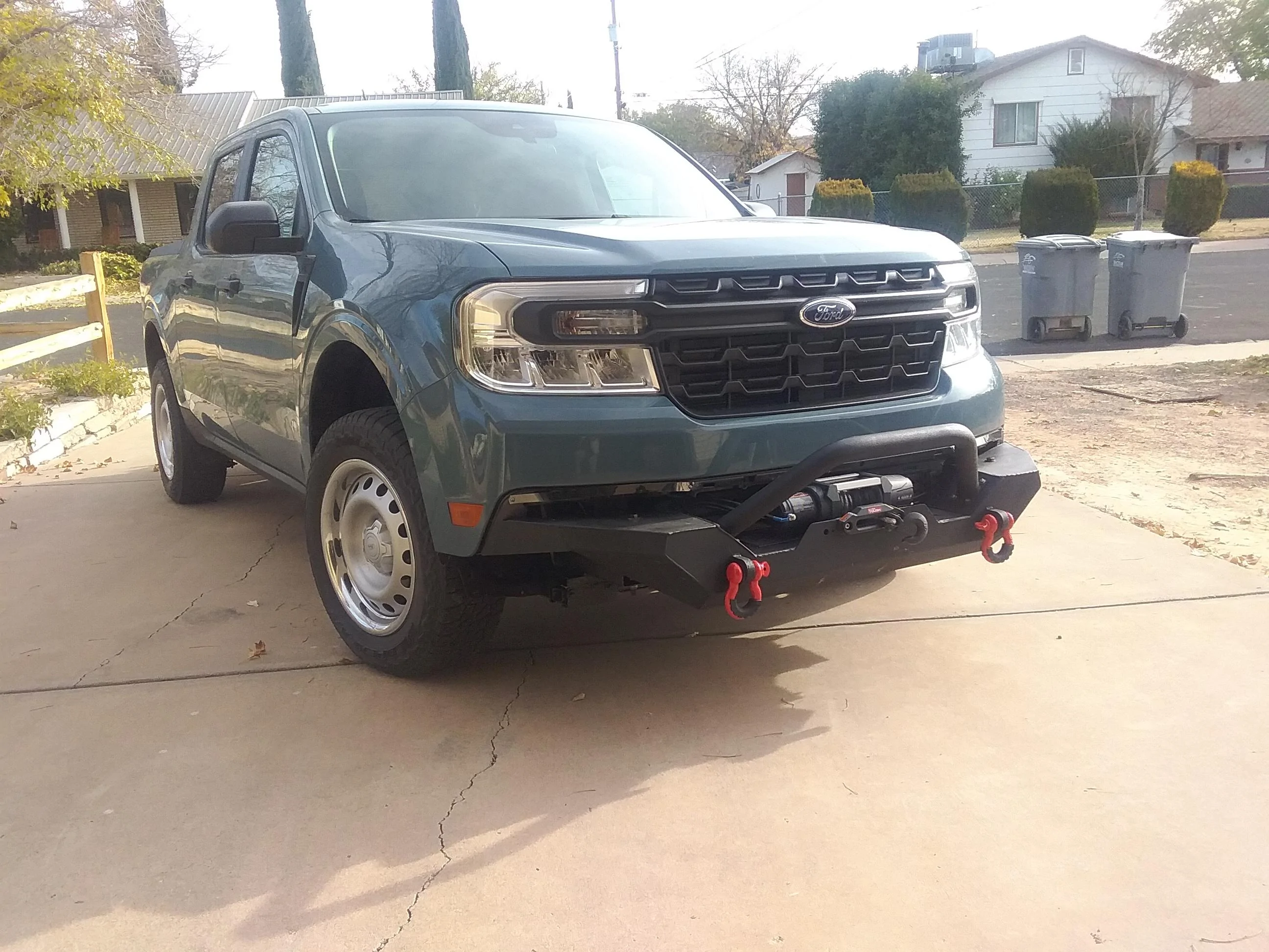 Ford Maverick Mounting winch bumper on a Maverick 20231211_103156