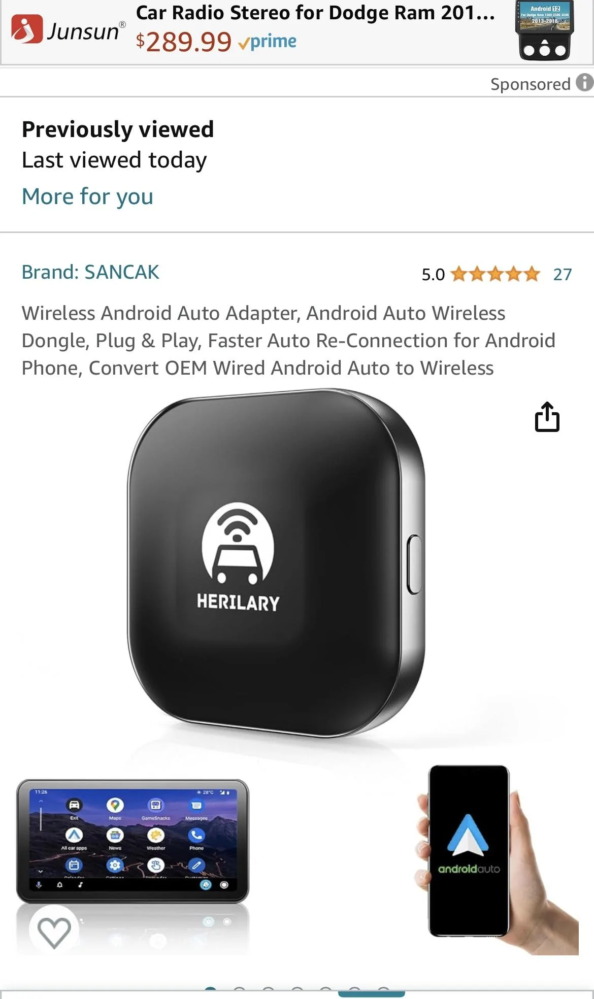Ford Maverick Can Anyone Recommend A Reliable Wireless Adaptor for Android Auto? IMG_6699