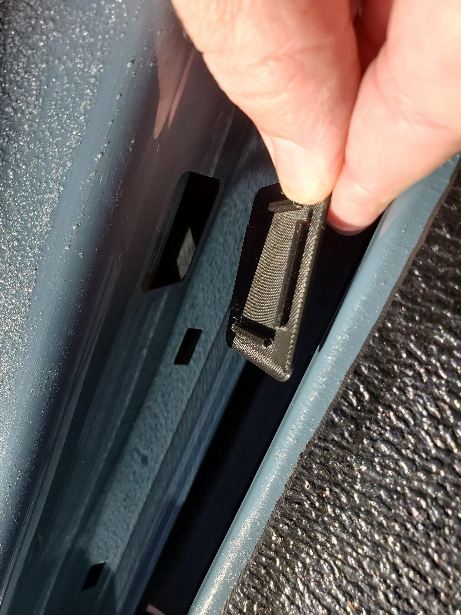 Ford Maverick 3D Printed Tailgate Hole Caps Small into