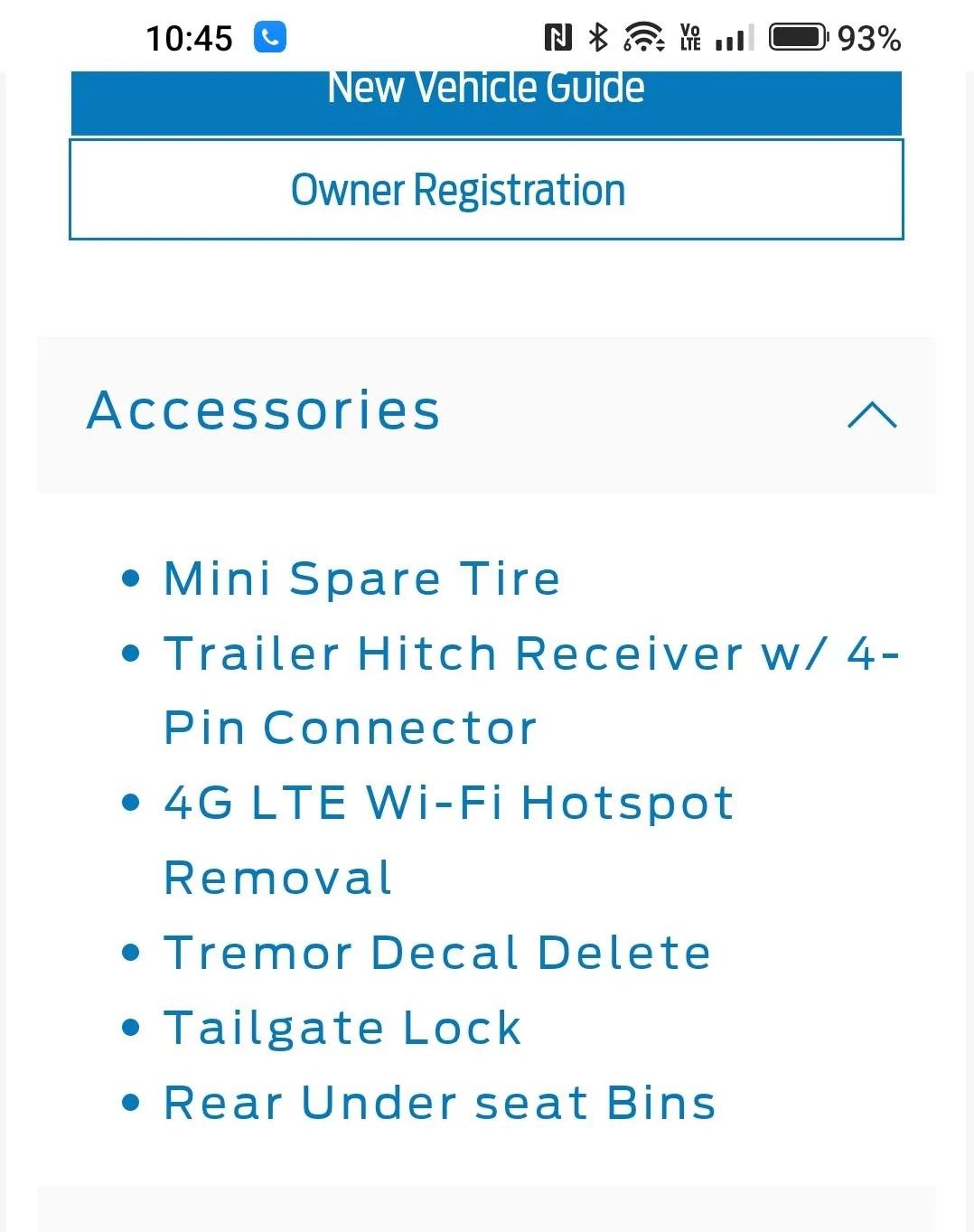 Ford Maverick Hybrid XL tremor delete? Screenshot_2023-12-15-10-45-39-52_40deb401b9ffe8e1df2f1cc5ba480b12