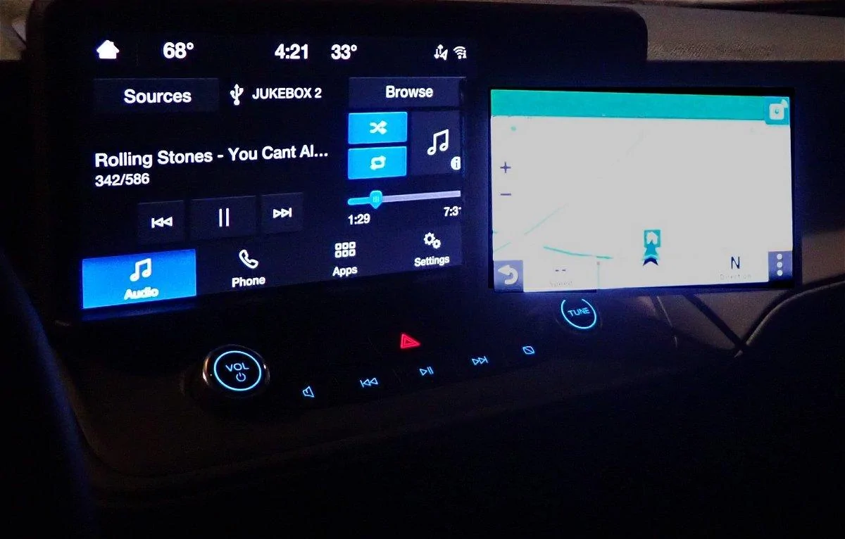 Ford Maverick What'd you put in dash Cubby Hole (space next display screen)? GPS Location