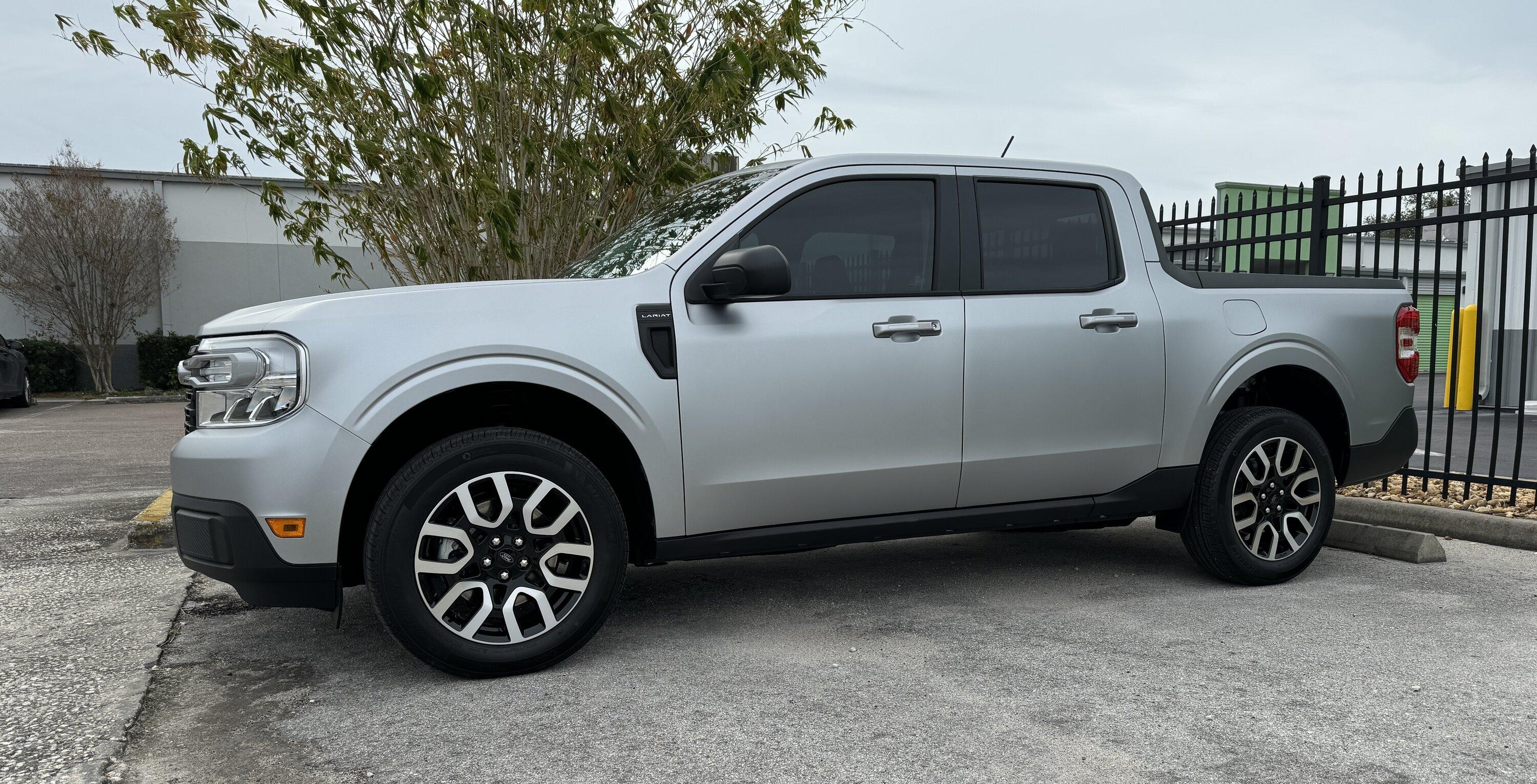 Ford Maverick Clear Matte PPF Full Wrap Installed on Maverick Lariat Iconic Silver -- Photos IMG_8124.JPG