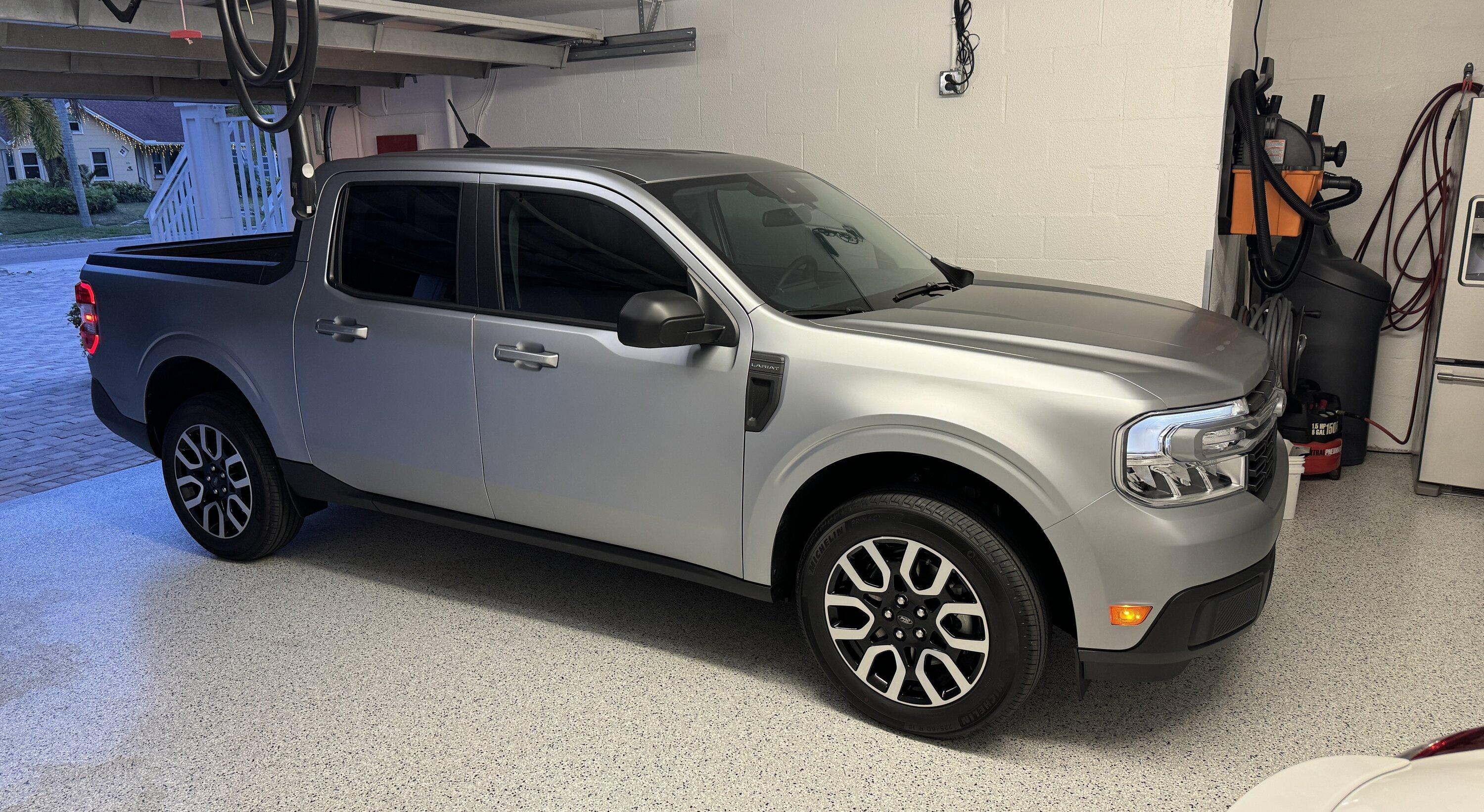 Ford Maverick Clear Matte PPF Full Wrap Installed on Maverick Lariat Iconic Silver -- Photos IMG_8118.JPG