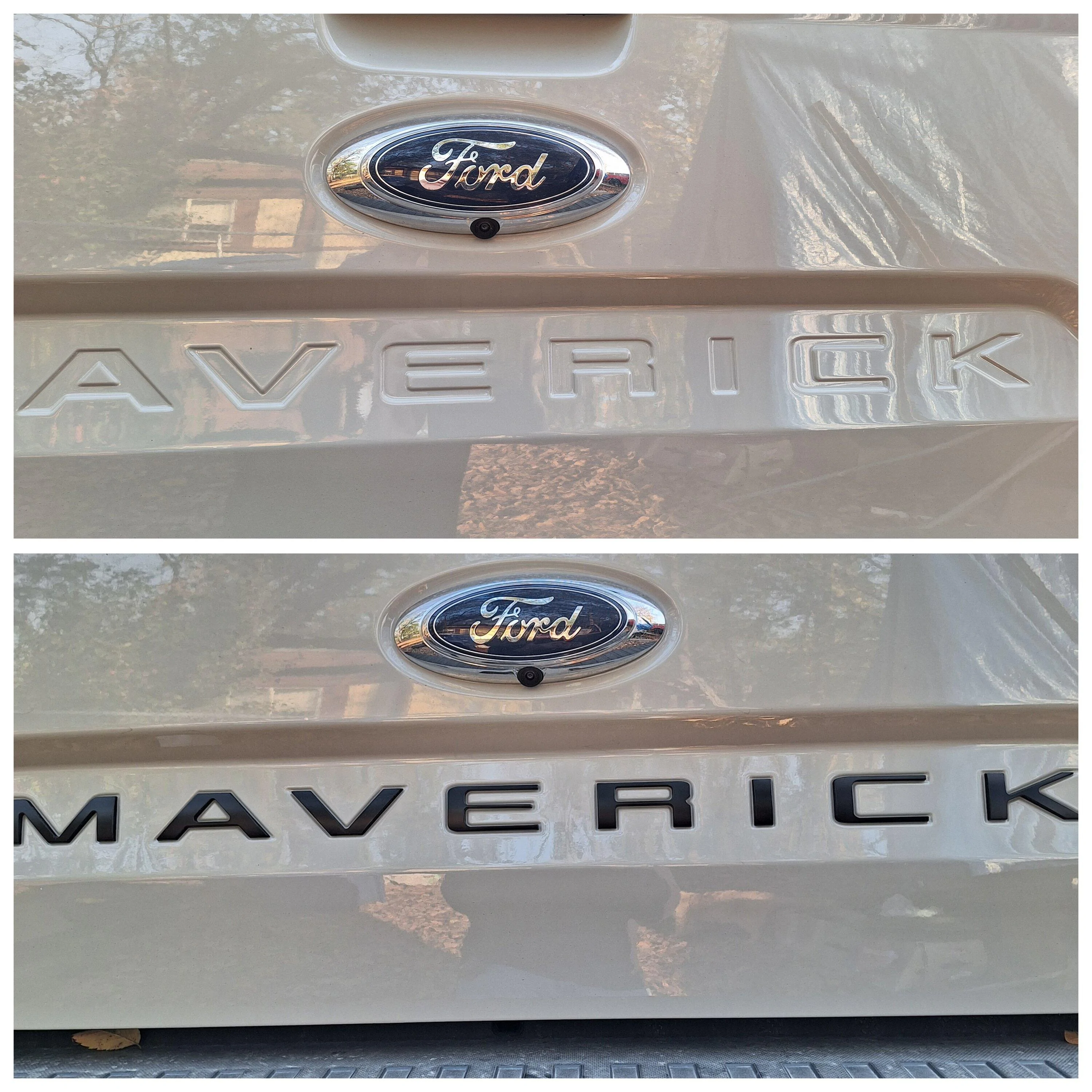Ford Maverick Nice little decal upgrade to the tailgate..... GridArt_20231214_152230599