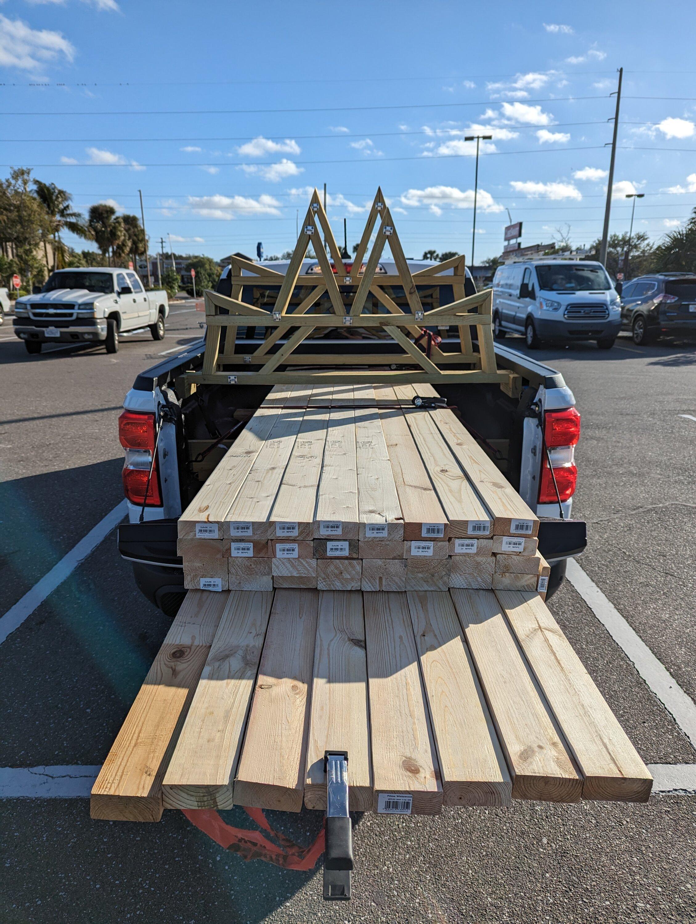 Ford Maverick How do you strap down lumber? PXL_20231218_204036712