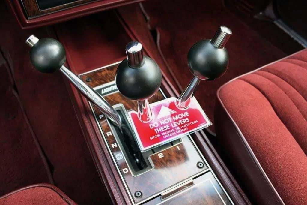 Ford Maverick F-150 Shifter Installed in Maverick! Olds Shifter