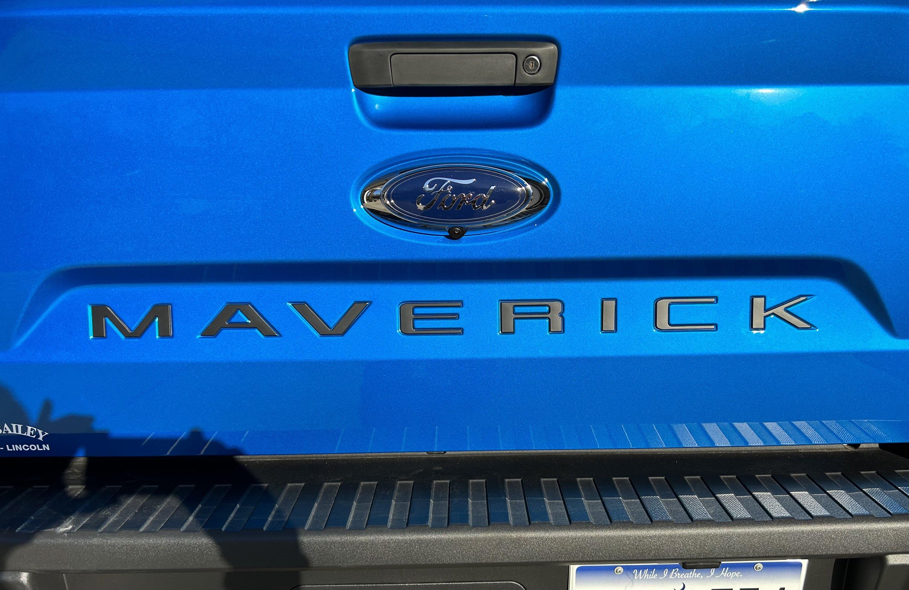 Ford Maverick Nice little decal upgrade to the tailgate..... IMG_0031