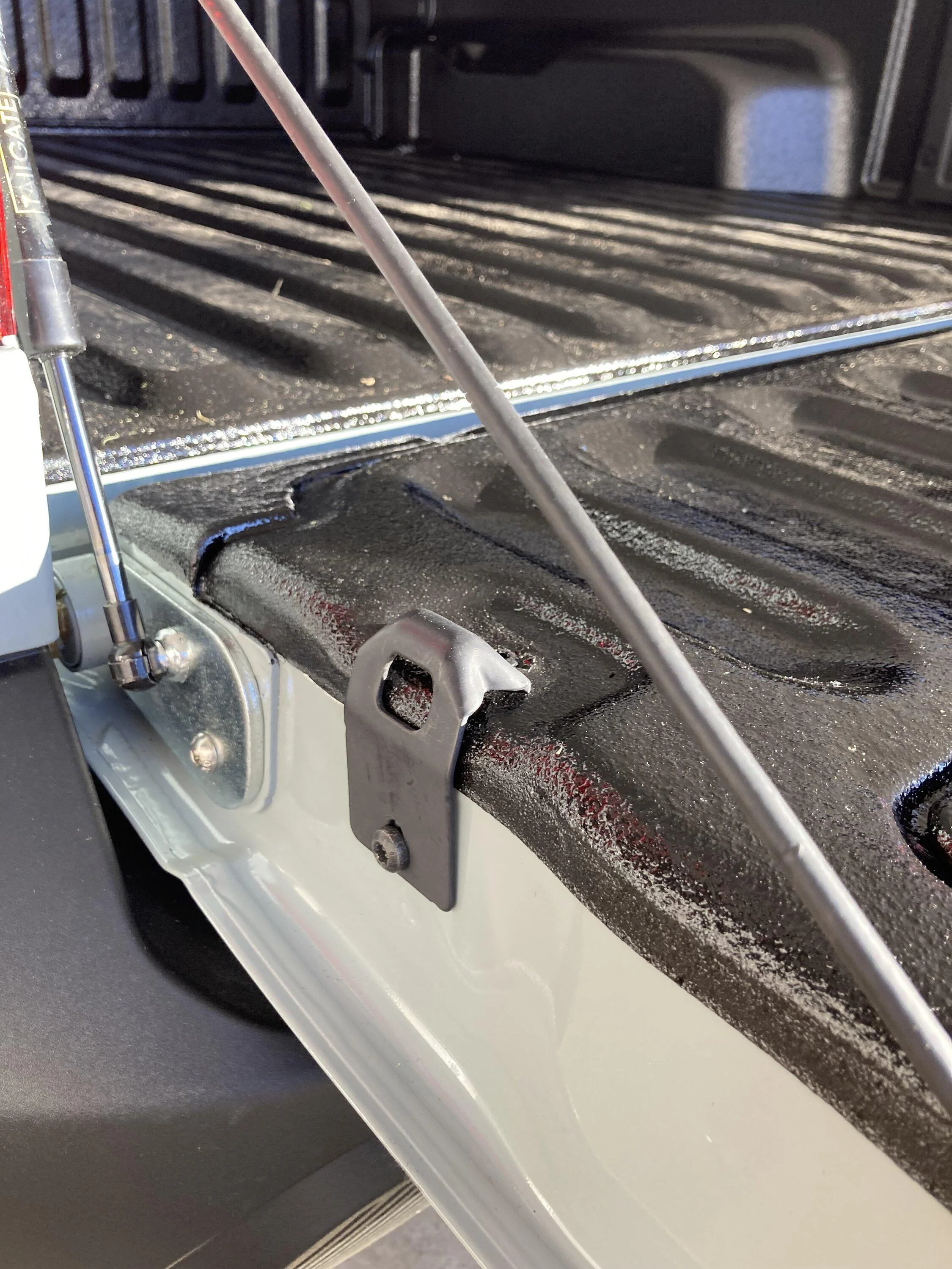Ford Maverick “Free” DIY tie down options for tailgate assist and XL sportfish tie downs IMG_2248