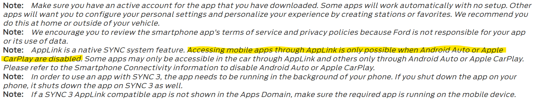 Ford Maverick Adding Apps via Sync - Android vs iPhone Screenshot 2023-12-22 194402